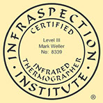 Infraspection Institute Level 3 Certified Infrared Thermographer Seal #8339